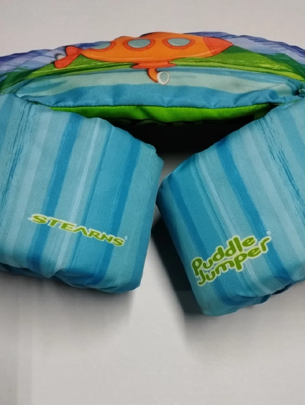 Stearns Puddle Jumper Kids Blue and Orange Swim Float Submarine Design 30-50
